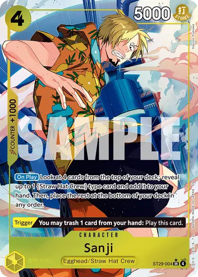 Sanji ST29-004 Full Art ST29 Egghead