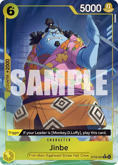 Jinbe ST29-005 Full Art ST29 Egghead