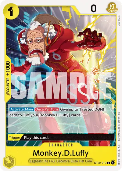 Monkey D. Luffy ST29-012 ST29 Egghead