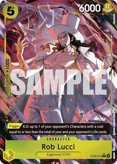 Rob Lucci ST29-013 Full Art ST29 Egghead