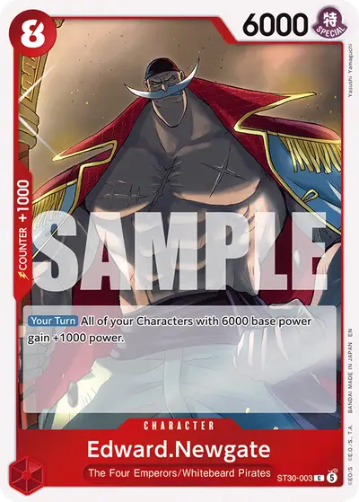 Edward Newgate ST30-003 ST30 Luffy & Ace