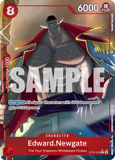Edward Newgate ST30-003 Full Art ST30 Luffy & Ace