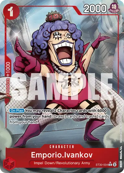 Emporio Ivankov ST30-004 Full Art ST30 Luffy & Ace