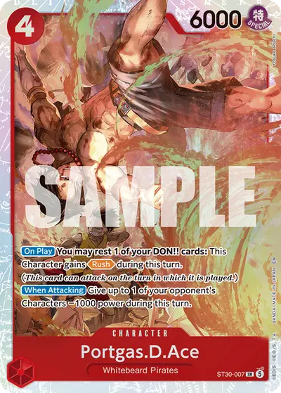 Portgas D. Ace ST30-007 ST30 Luffy & Ace