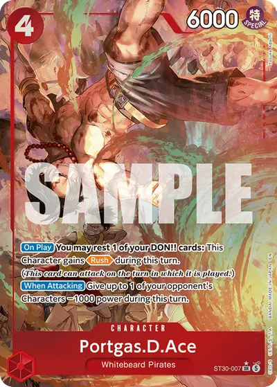 Portgas D. Ace ST30-007 Parallel ST30 Luffy & Ace