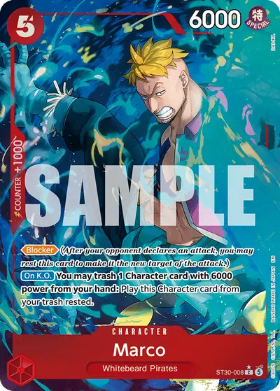 Marco ST30-008 Full Art ST30 Luffy & Ace