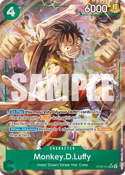 Monkey D. Luffy ST30-012 Parallel ST30 Luffy & Ace