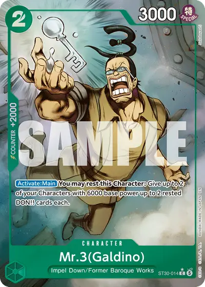 Mr. 3 (Galdino) ST30-014 Full Art ST30 Luffy & Ace