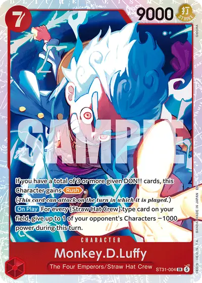 Monkey D. Luffy ST31-004 ST31 Red Monkey D. Luffy