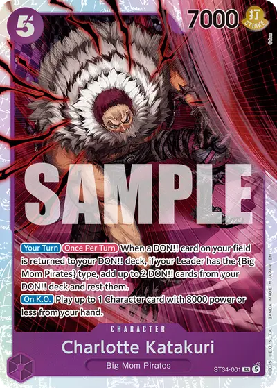 Charlotte Katakuri ST34-001 ST34 Purple Charlotte Katakuri