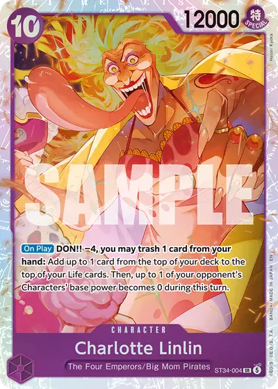 Charlotte Linlin ST34-004 ST34 Purple Charlotte Katakuri
