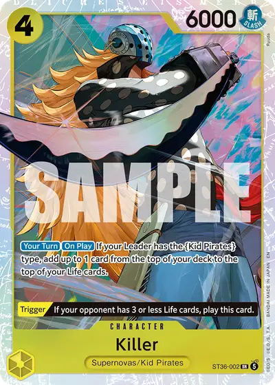 Killer ST36-002 ST36 Yellow Eustass "Captain" Kid
